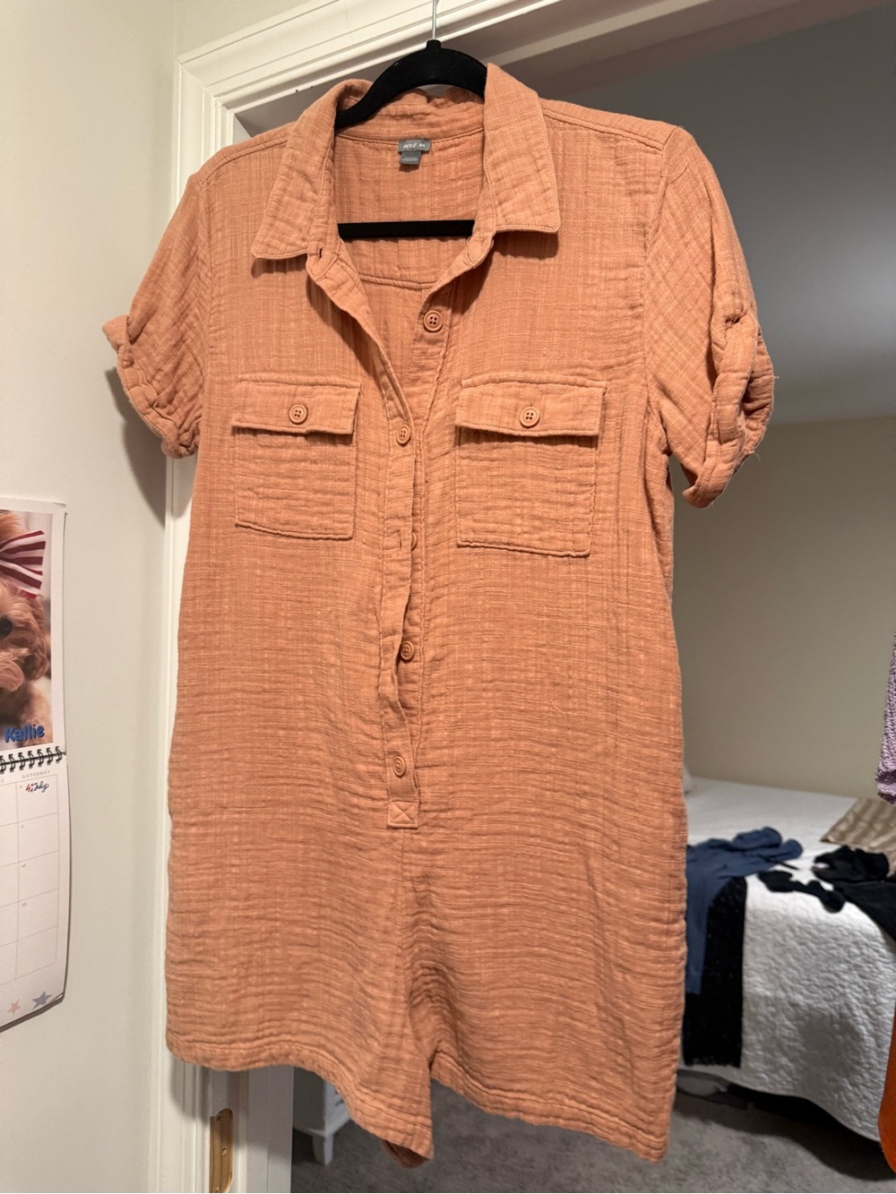 Button up romper/playsuit